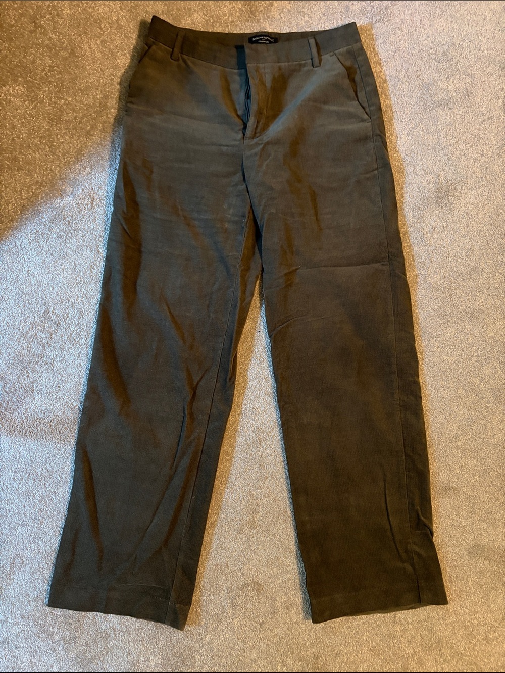 Women’s courduroy Olive Green Dress Pants